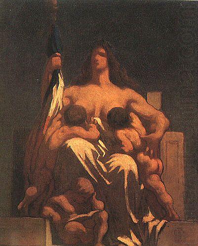 Honore  Daumier The Republic